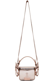 Off-White - Sac à rabat rose Mirror Baby