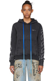 Off-White - Pull à capuche noir Abstract Arrows Slim