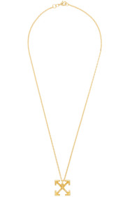 Off-White - Gold Small Arrows Necklace