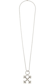 Off-White - Silver Arrows Scaffolding Necklace