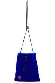 Off-White - Blue Sherpa Shoelace Pouch