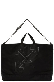 Off-White - Black Unfinished Arrows Tote