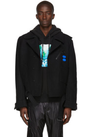 Off-White - Black Arrow Peacoat