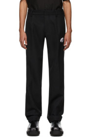 Off-White - Grey & Black Reconstructed Chino Trousers