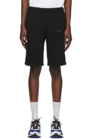 Off-White - Black Unfinished Sweat Shorts