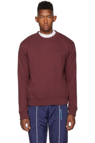 Off-White - Burgundy Logo Slim Sweatshirt