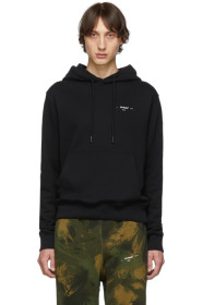 Off-White - Black Logo Slim Hoodie