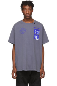 Off-White - Indigo & Blue Hardcore Caravaggio T-Shirt