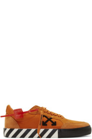 Off-White - オレンジ ロー バルカナイズ スニーカー