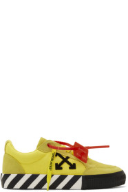 Off-White - 黄色硫化运动鞋