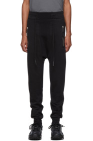 11 by Boris Bidjan Saberi - Black Drawstring Lounge Pants