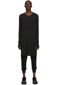 Boris Bidjan Saberi - ブラック ダイ ロング スリーブ T シャツ