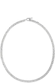 Pearls Before Swine - Silver Sliced Necklace