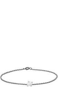 Pearls Before Swine - Gunmetal Raw Diamond Bracelet