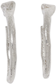 Pearls Before Swine - Silver Polished Loop Earrings