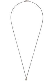 Pearls Before Swine - Gunmetal Raw Diamond Necklace