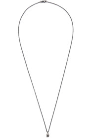 Pearls Before Swine - Gunmetal Raw Diamond Necklace