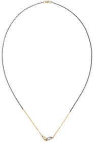Pearls Before Swine - Silver & Gold Two-Tone Link & Chain Necklace