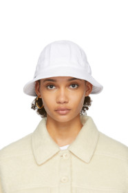 SJYP - White Terry Logo Bucket Hat