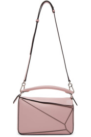 Loewe - 粉色小号拼图包