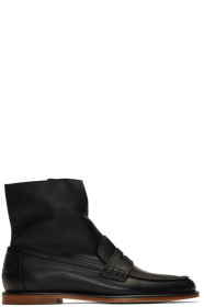 Loewe - Black Loafer Boots