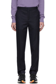 Harmony - Navy Striped Tennis Trousers