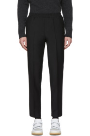 Harmony - Black Wool Paolo Trousers