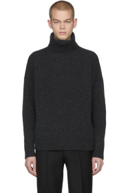 Harmony - Grey Wool Windy Turtleneck