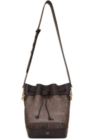 Fendi - Sac en filet brun Small 'Forever Fendi' Mon Trésor