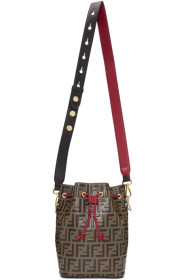 Fendi - Sac noir et rouge 'Forever Fendi' Mon Trésor
