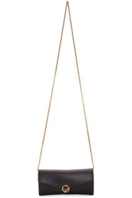 Fendi - Sac portefeuille à chaîne noir Continental