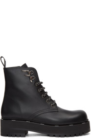 Fendi - Bottes noires Biker