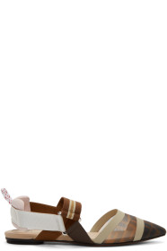 Fendi - Ballerines multicolores 'Forever Fendi' Colibri