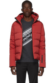 Fendi - Red Down Diabolical Eyes Jacket