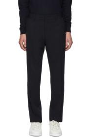 Fendi - Navy Wool FF Trousers