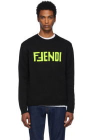 Fendi - Black 'F Fendi' Sweater
