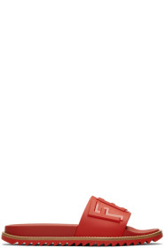 Fendi - Sandales à enfiler rouges Vocabulary