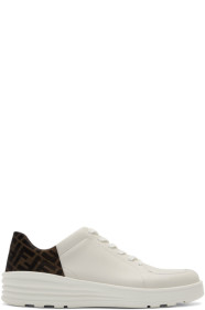 Fendi - White 'Forever Fendi' Hybrid Sneakers