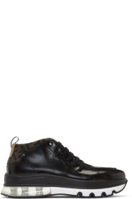 Fendi - Bottes noires 'Forever Fendi' Hybrid Hiker