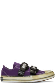 Palm Angels - Purple Velcro Vulcanized Sneakers