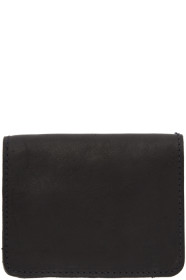 Guidi - Portefeuille à glissière noir Small Kangaroo
