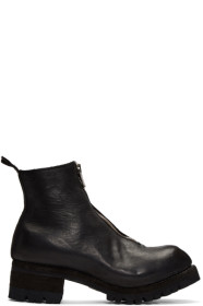 Guidi - Bottes à glissières noires