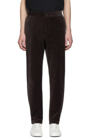 Harris Wharf London - Brown Corduroy Drawstring Trousers