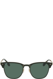 Ray-Ban - グリーン & ゴールド Blaze Clubmaster サングラス