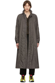 Issey Miyake Men - Grey Micro Taffeta Coat