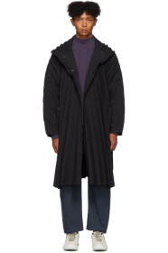 Homme Plissé Issey Miyake - Black Pleated Coat