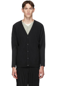 Homme Plissé Issey Miyake - Black Basics Cardigan