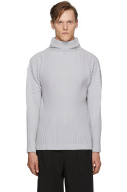 Homme Plissé Issey Miyake - Grey Basics Turtleneck
