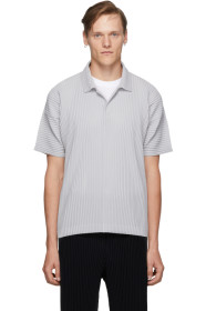 Homme Plissé Issey Miyake - Grey Basics Polo