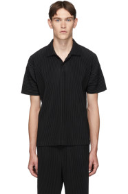 Homme Plissé Issey Miyake - Black Basics Polo